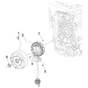 Volant magnetique