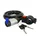 ANTITHEFT FOR BICYCLE - NEWTON KEY COILED CABLE Ø 10mm L. 1,50m - WITH LOCK COVER - WITH BRACKET