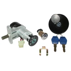 CONTACTEUR A CLE SCOOT ADAPTABLE KEEWAY 50 MATRIX 2006> (AVEC SERRURE DE SELLE + BOUCHON ESSENCE)  -SELECTION P2R-