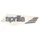 AUTOCOLLANT/STICKER/DECOR "APRILIA" DE FLANC  DROIT NOIR ORIGINE PIAGGIO APRILIA 750 SHIVER  -2H000345