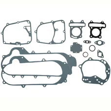 COMPLETE GASKET SET - FOR  CHINESE SCOOT 50CC 4STROKE- 10+12 INCHES WHEELS- GY6, 139QMB /PEUGEOT 50 KISBEE, V-CLIC/SYM 50 ORBIT 4T/BAOTIAN 50 BT49QT 4T/NORAUTO 50 RAZZO 4T    -SELECTION P2R-
