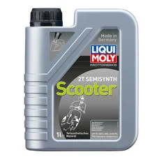 HUILE MOTEUR 2 TEMPS LIQUI MOLY SCOOTER STREET 2T  (1 L)  SEMI-SYNTHETIQUE