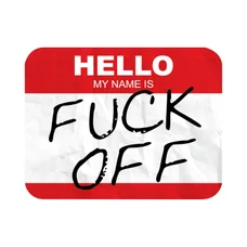 AUTOCOLLANT/STICKER LETHAL THREAT MY NAME IS (60x80mm)
