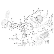 Tuyaux de frein avant - Maître-cylindre de frein
