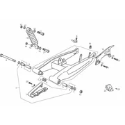 Fourche arriere - Amortisseur