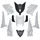 FAIRINGS/BODY PARTS FOR MAXISCOOTER  YAMAHA 530 TMAX 2012>2014  WHITE GLOSS  (11 PARTS KIT)