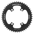 PLATEAU ROUTE 4BRA D.110 POUR SHIMANO ULTEGRA R8100/FC-08 DURA-ACE R9200/FC-09 105 R7100 TA X110 48DTS EXTERIEUR NOIR 12V. (PENSER A COMMANDER LE KIT INTRAVIS CORRESPONDANT)