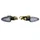 CLIGNOTANT MOTO AVOC TOSA 15 LEDS BASE ABS TRANSPARENT/NOIR (L 68mm / H 28mm / L 42mm) (HOMOLOGUE CE) (PAIRE)