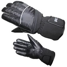 GLOVES ADX-WINTER FREEWAY  T 6   (XXS) (POLYESTER WITH PVC + POLYESTER SOFTSHELL + LEATHER + HIPORA + THINSULATE)