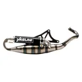 POT SCOOT YASUNI R VERNI POUR PIAGGIO 50 ZIP 2T, TYPHOON, NRG/GILERA 50 STALKER, RUNNER, DNA  (SILENCIEUX CARBONE)  -TUB420C-