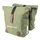 SACOCHE ARRIERE VELO DOUBLE BASIL CITY GRIS CLAIR 28/32L FIXATION VELCROS SUR PORTE BAGAGE (30x18x49cm) FERMETURE PLIANT ANTI-PLUIE