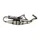 POT SCOOT YASUNI R VERNI POUR MBK 50 NITRO, OVETTO/YAMAHA 50 AEROX, NEOS/MALAGUTI 50 F12/APRILIA 50 SR  (SILENCIEUX CARBONE)  -TUB902C-