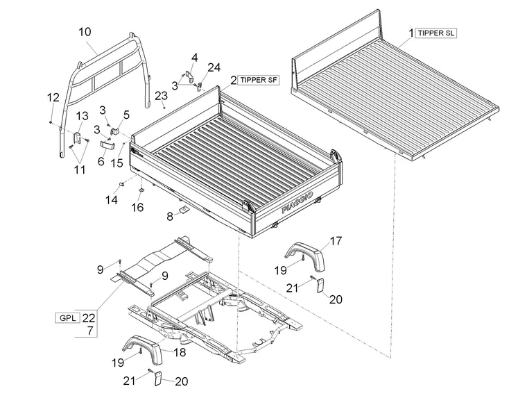 Benne ouverte - (Tipper) 