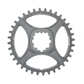 CHAINRING FOR MTB-FOR SINGLE- 36T.  "DIRECT MOUNT" BLACK -ALUMINIUM- HT3 STRONGLIGHT FOR SRAM XX1-X01-X1-X0-X9 11 Speed (OFFSET 6mm)
