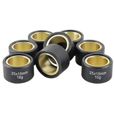 GALET/ROULEAU MAXISCOOTER MAGNETI MARELLI 25x15  16,0g  (x8)  POUR YAMAHA 500, 530, 560 TMAX, 400 MAJESTY/KYMCO 550 AK/PEUGEOT 400 METROPOLIS