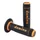 REVETEMENT POIGNEE DOMINO MOTO OFF ROAD A020 NOIR/ORANGE CLOSED END 120-123mm (PAIRE)