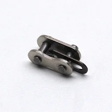 CHAIN QUICK LINK  FOR MOPED  IRIS 415 RX RACING- CHROME/BLACK