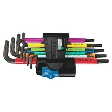 WERA 967 TX BO BLACKLASER TORX - L KEY SET 9 PIECES - German tools for workshop