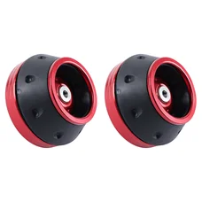 ECROU PROTECTION ANTICHUTE FIXATION MOYEU POUR TROTTINETTE METAL ROUGE  -SELECTION P2R-