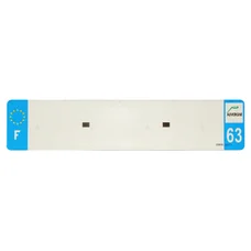 PLASTIC STRIP FOR BLANK LICENSE PLATE (TRAILER FORMAT 275x200) DEPT 63 -(SOLD PER UNIT)
