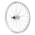 WHEEL FOR MTB/URBAN 20" REAR - FULL ALUMINIUM -DOUBLE WALLED- Solid spindle for freewheel 5/6/7 Speed. (sold with nuts 10X100)