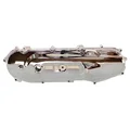 CARTER DE VARIATION/TRANSMISSION SCOOT REPLAY POUR MBK 50 BOOSTER, ROCKET, NG, STUNT/YAMAHA 50 BWS, SLIDER, SPY, BUMP  CHROME