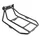 PORTE BAGAGE VELO AVANT FIXATION SUR CINTRE/GUIDON NEWTON PANIER 22.0X24.0cm ALU NOIR  - SUPPORTE 5KGS