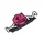 AUTOCOLLANT/STICKER KRM PRO RIDE 80x40 mm ROSE (VENDU A L'UNITE)
