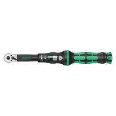 WERA CLICK TORQUE A5 WRENCH 1/4 - Tightening 2,5 > 25 Nm - BLACK/GREEN  German tools for workshop