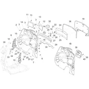 Coffre avant - Contre-tablier