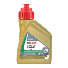 OIL FOR FORKS/ABSORBERS - CASTROL  5W SYNTHETIC FORK OIL  (500 ml)   100% SYNTHETIC