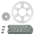 KIT CHAINE ADAPTABLE APRILIA 125 SX 2008>2013  520  17x45  (DIAM COURONNE 80/106/8.25/16)  (DEMULTIPLICATION ORIGINE)  -AFAM-