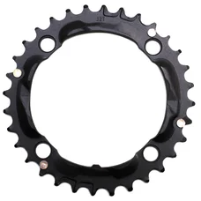 PLATEAU VTT 4BRA D.104 STRONGLIGHT TRIPLE 32DTS MILIEU NOIR ALU 8/9V.
