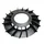 DISQUE VENTILATEUR DE POULIE MOTRICE ORIGINE PIAGGIO 50 TYPHOON 2004>, NRG 2005>, ZIP 2000>, VESPA LX 2005>, FLY 2005>/APRILIA 50 SR 2010> 50 SXR 2021>/GILERA 50 STALKER 2003>, RUNNER 2004  -845611-