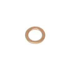JOINT DE VIDANGE CUIVRE PLAT DIAM  8 x 12 x 1,00 mm  (VENDU A L'UNITE)  -SELECTION P2R-