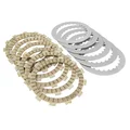 CLUTCH DISC KIT FOR MOTORBIKE KTM 125 EXC 1998>2016, 150 SX 2008>2018 / HUSQVARNA 125 CR 1995>2013, 250 TC 2004>2013, 125 WR 1995>2013  (F1502AC)  (OE STANDARD KIT)  -NEWFREN-