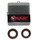 JOINT SPI EMBIELLAGE SCOOT ADAPTABLE PIAGGIO 50 ZIP 2T, TYPHOON, NRG, LIBERTY 2T, VESPA LX 2T/GILERA 50 STALKER, ICE, RUNNER, DNA (VITON) (PAIRE EN BOITE PLASTIQUE)  -P2R-