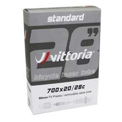 CHAMBRE A AIR VELO 700 x 20-28 VITTORIA VALVE PRESTA 60mm (OBUS DEMONTABLE)