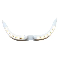 HEADLIGHT MASK MTKT FOR 50cc MOTORBIKE DERBI 50 SENDA -WHITE+WHITE LEDS-