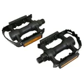 FLAT PEDAL FOR MTB- MARWI SP931STEEL +RESIN BODY- BLACK Thread 9/16" (PAIR SUR CARTE)