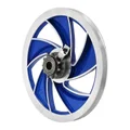POULIE CYCLO ADAPTABLE PEUGEOT MBK 51 / 103 SP, MVL ALU ELLIPSE BLEU AVEC PIGNON 11 DTS  -SELECTION P2R-