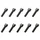 SCREW FOR STEM "COUNTERSUNK" M5x18mm CHROME (SET OF 10)