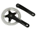 CHAINSET FOR ROAD BIKE- MICHE 9/10 Speed -ALUMINIUM- 155mm- DOUBLE  42-36 (TAPERED SQUARE 107mm)