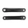 MANIVELLE DROITE + GAUCHE VAE / E-BIKE LONGUEUR 170mm ALU NOIR JIS POUR MOTEUR SHIMANO E5000 (PAIRE)