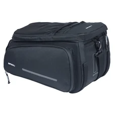 SACOCHE ARRIERE VELO BASIL MOVE NOIR DROIT/GAUCHE 10-26L FIXATION MIK POUR PORTE BAGAGE