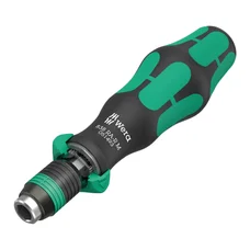 TOURNEVIS PORTE EMBOUT WERA 838 RA-R M 1/4 NOIR/VERT (AVEC FONCTION CLIQUET) (VENDU A L'UNITE)  -MARQUE ALLEMANDE POUR LES ATELIERS-