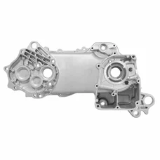 CRANKCASE FOR CHINESE  50cc- 4-STROKE GY6/139QMB 10 INCHES/BAOTIAN 50 BT49QT 4-STROKE/KYMCO 50 AGILITY 4-STROKE/PEUGEOT 50 V-CLIC 4-STROKE (LEFT VARIATION SIDE- 10 INCHES WHEELS - LENGHT 400mm) -SELECTION P2R-