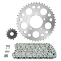 KIT CHAINE ADAPTABLE BENELLI 502 TRK X 2018>  525  14x44  (DEMULTIPLICATION ORIGINE)  -AFAM-