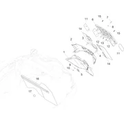 Couvercle arrière - Pare-boue