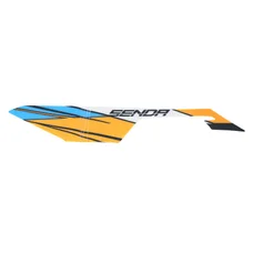 AUTOCOLLANT/STICKER/DECOR CARENAGE SOUS SELLE GAUCHE ORIGINE DERBI 50 SENDA X TREME 2018> -2H003566-